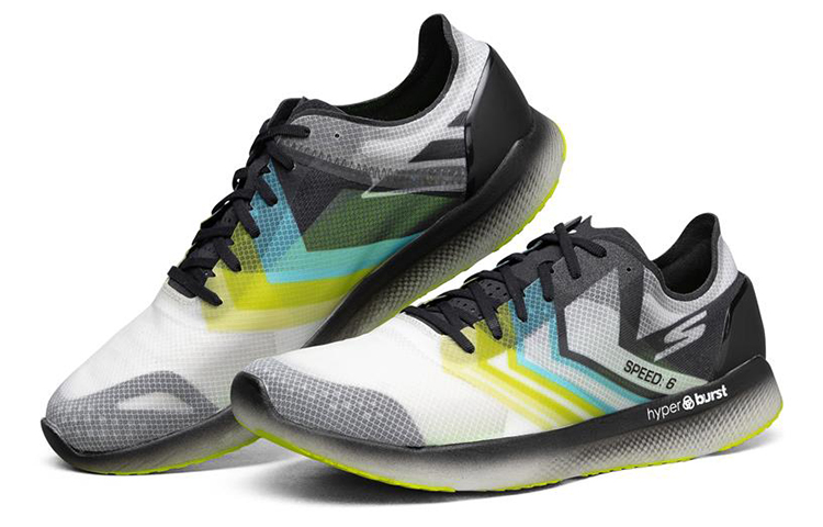 Skechers Speed 6 Hyper Low top Running Shoes Unisex Black