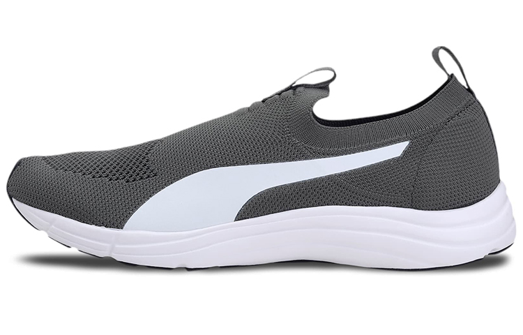 PUMA Lucifer Knit Lightweight Low top Running Shoes Men's Gray White