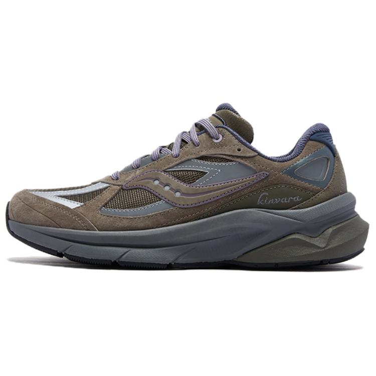 Saucony Kinvara Pwr Running Shoes Unisex Gray Brown