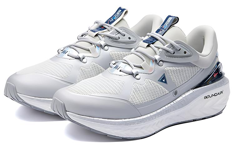 361° Comfortable Mesh, Textile Cushioning Low top Running Shoes Men’s Silver White Comfortable
