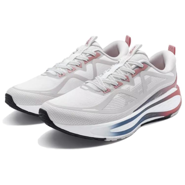 XTEP Cushioning, Wear Resistant Low top Running Shoes Women’s White Pink