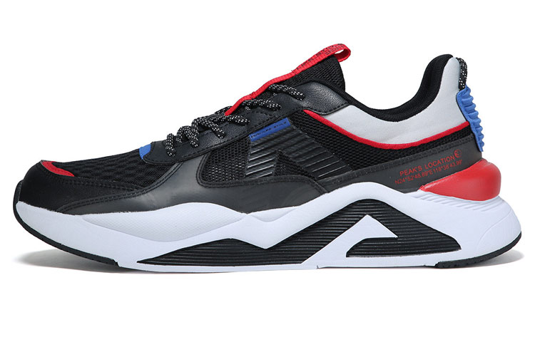 PEAK Abrasion Resistant Breathable Low top Running Shoes Men’s Black