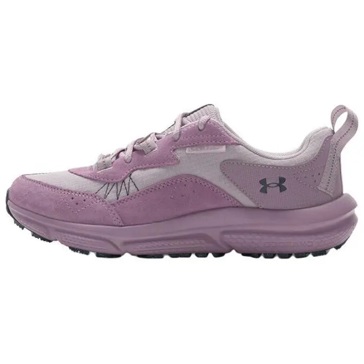 Under Armour Charged Verssert 2 Abrasion Resistant Low top Casual City Commuting Running Shoes Women's Gray Pink