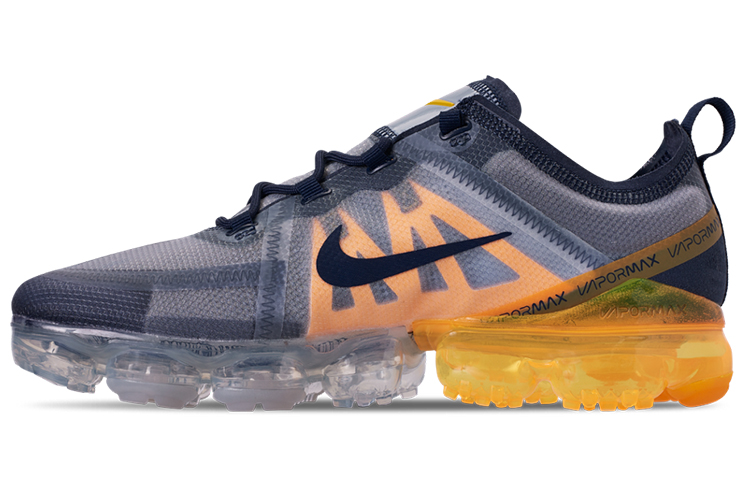 Кроссовки Nike Nike VaporMax 2019 Midnight Navy Laser Orange (синий)