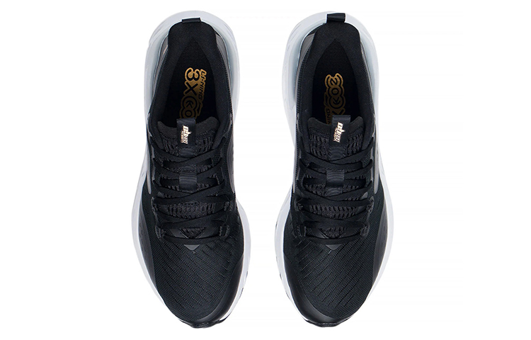 Li Ning Comfortable Cushioning Slip Resistant Abrasion Resistant Lightweight Low top Running Shoes Men’s Black