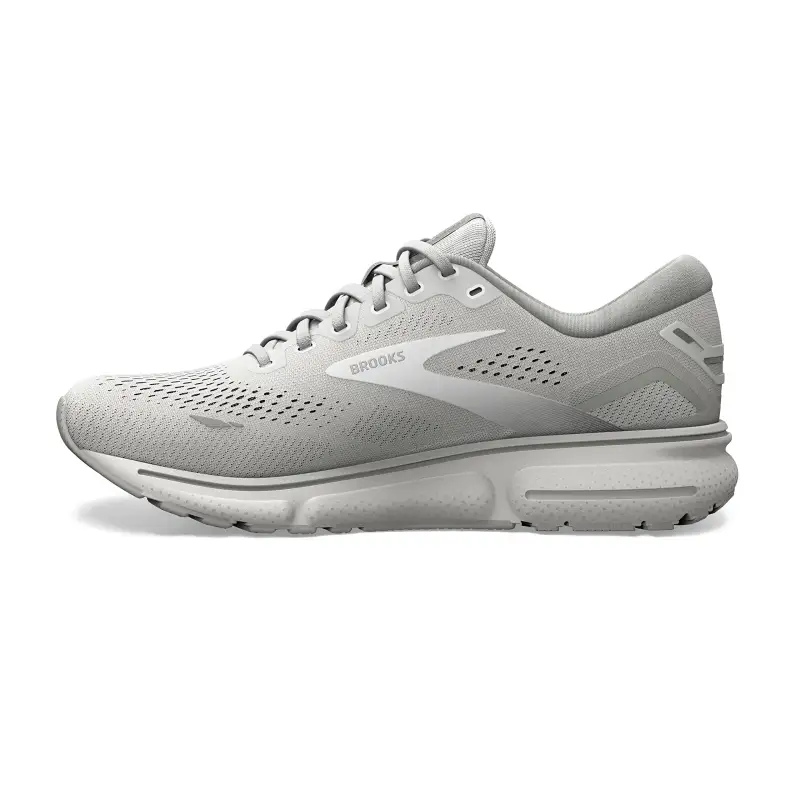 Brooks Ghost 15 Comfortable Cushioning, Wear Resistant Low top Casual Running Shoes Women's Gray