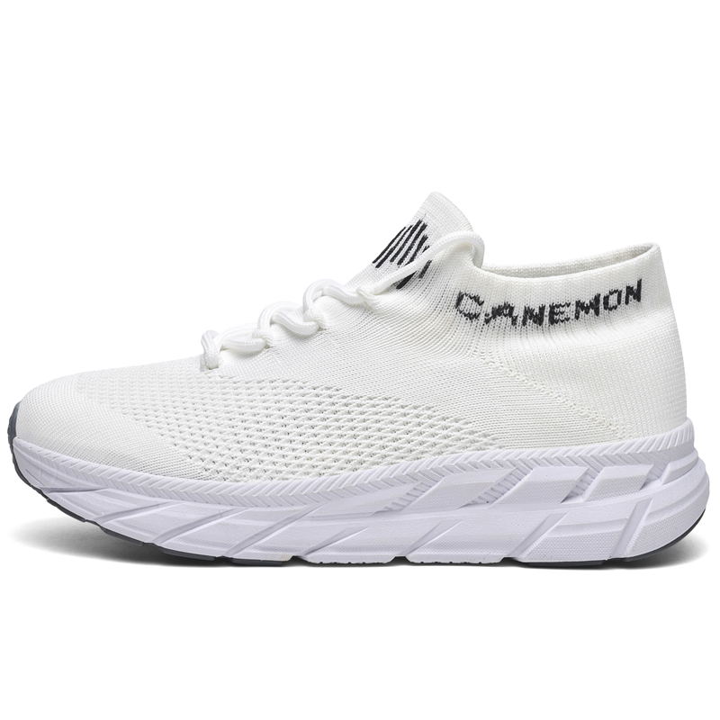 LINGHANGLUOTUO Slip Resistant And Breathable Coverage Mid top Sprint Running Shoes Men’s