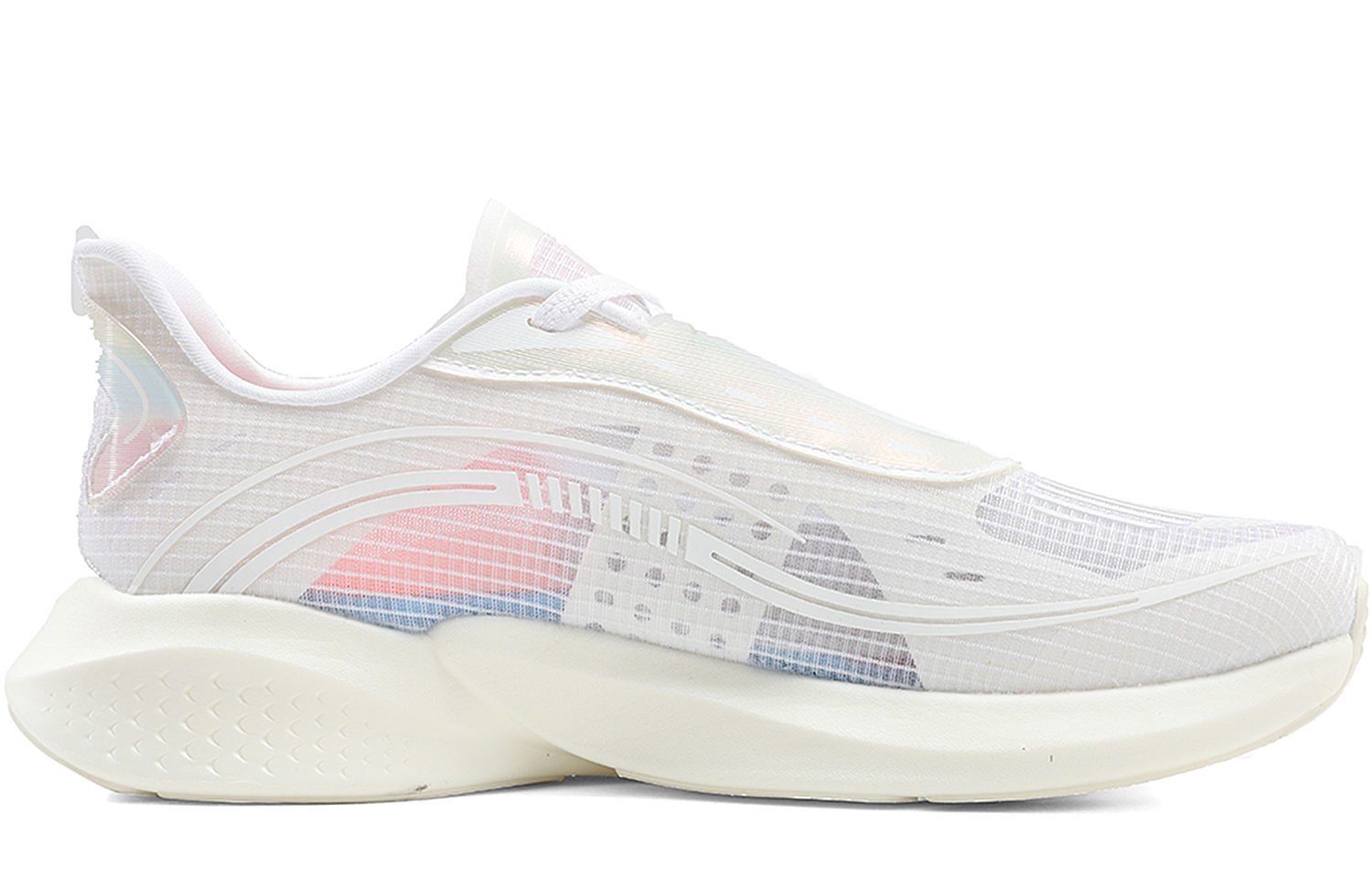 PEAK Flick 002 Sports Cushioning Slip Resistant Abrasion Resistant Low top Running Shoes Women’s Ecru