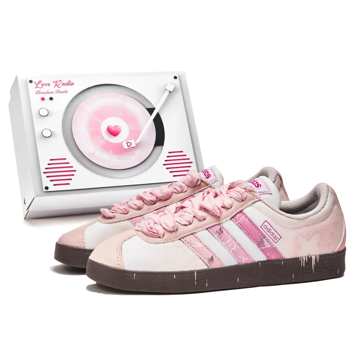 Adidas NEO Freedom Panda, Box, Dreamy Box Slip Resistant And Breathable Slip Resistant And Breathable Low top
