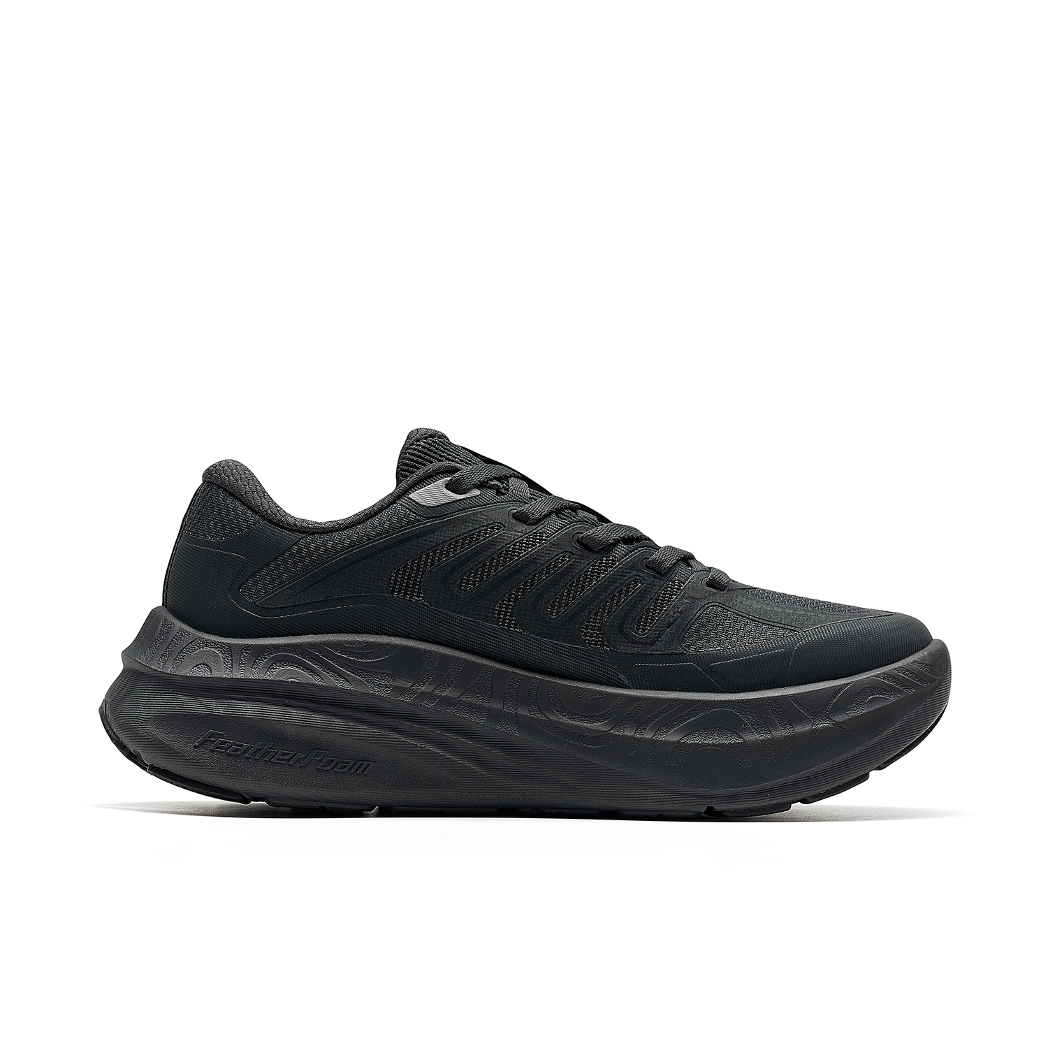 XTEP Abrasion Resistant Coverage Lightweight Low top Sprint Running Shoes Women’s Coal Black/Black