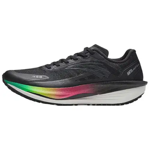 Anta Rocket 6.0 Pro Slip Resistant Abrasion Resistant Low top Sprint Running Shoes Men's Black