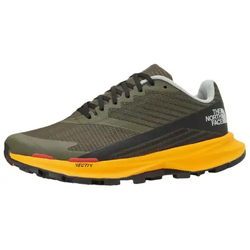 THE NORTH FACE Vectiv Slip Resistant Abrasion Resistant Low top Running Shoes Men's Green