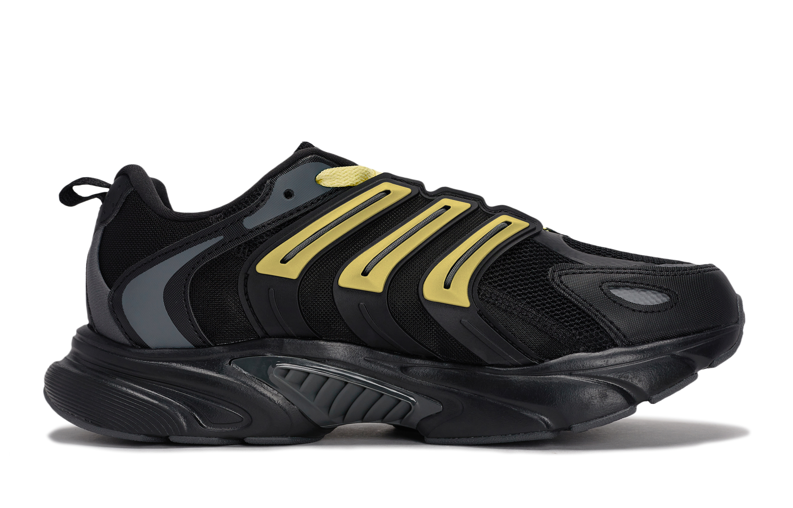 Adidas CLIMACOOL BOUNCE Slip Resistant Abrasion Resistant Low top Running Shoes Unisex Black Yellow