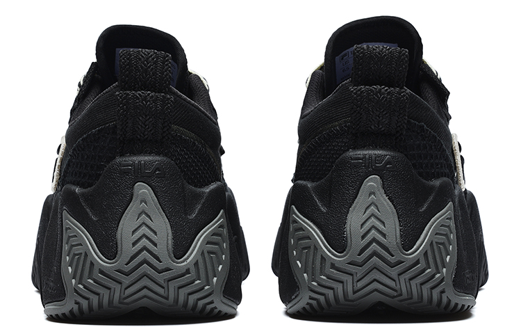 Женские кроссовки Fila FUSION STARFISH CANVAS (черные) — фото 5