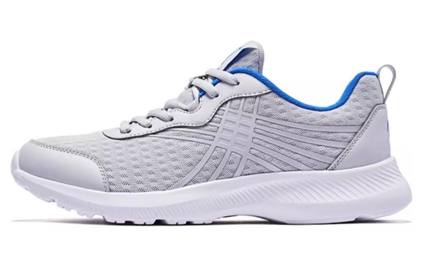 QIAODAN Slip Resistant Abrasion Resistant Slip Resistant Abrasion Resistant Low top Running Shoes Men’s Gray Blue