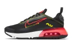 Nike Air Max 2090 Low top Running Shoes Women's Black Red Green
