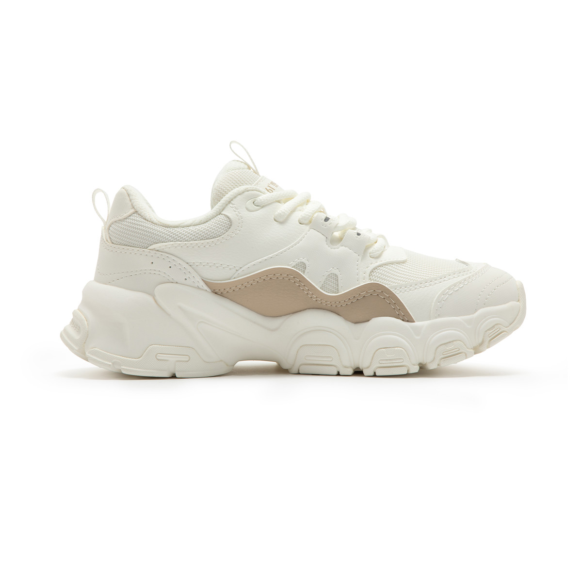 361° Vintage Cushioning Abrasion Resistant Lightweight Low top Running Shoes Women’s White Brown