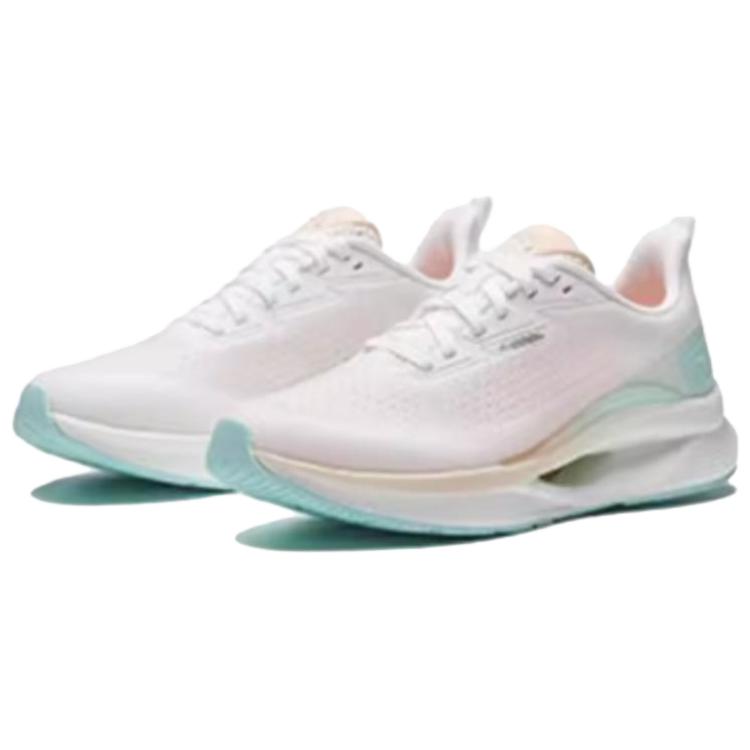 Anta Abrasion Resistant Breathable Low top Casual Running Shoes Women’s White Pink Blue