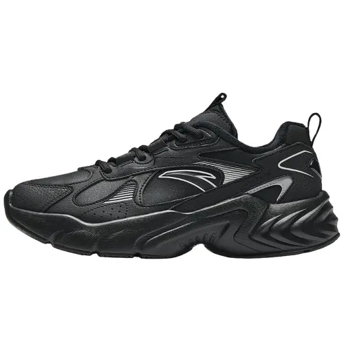 Anta Running Collection Vintage Fleece Lined Slip Resistant Abrasion Resistant Low top Running Shoes Men's