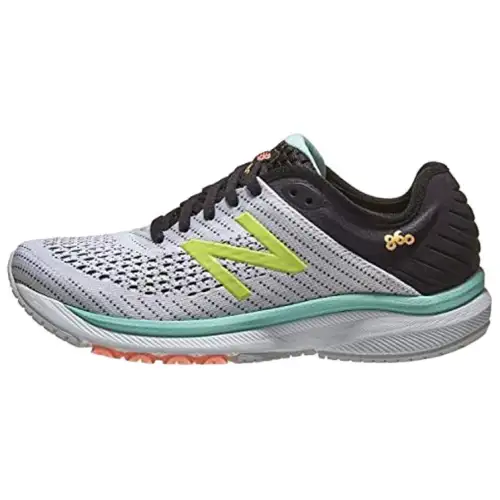 New Balance NB 860 Comfortable Low top Running Shoes Women's Black Yellow Gray