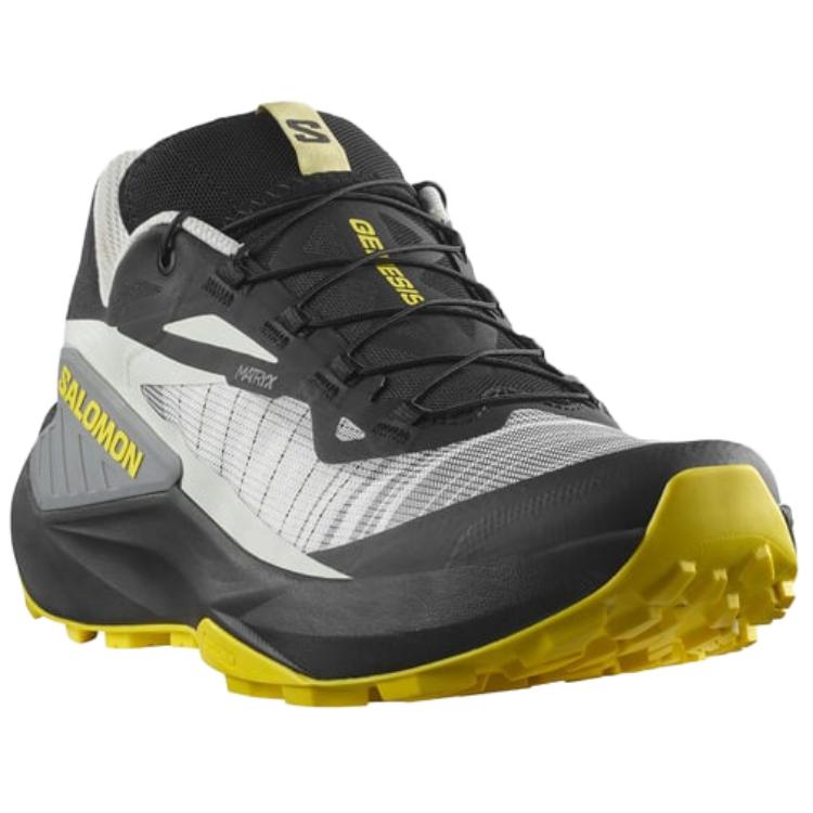 SALOMON GENESIS Trail Running Shoes Men’s Black Gray