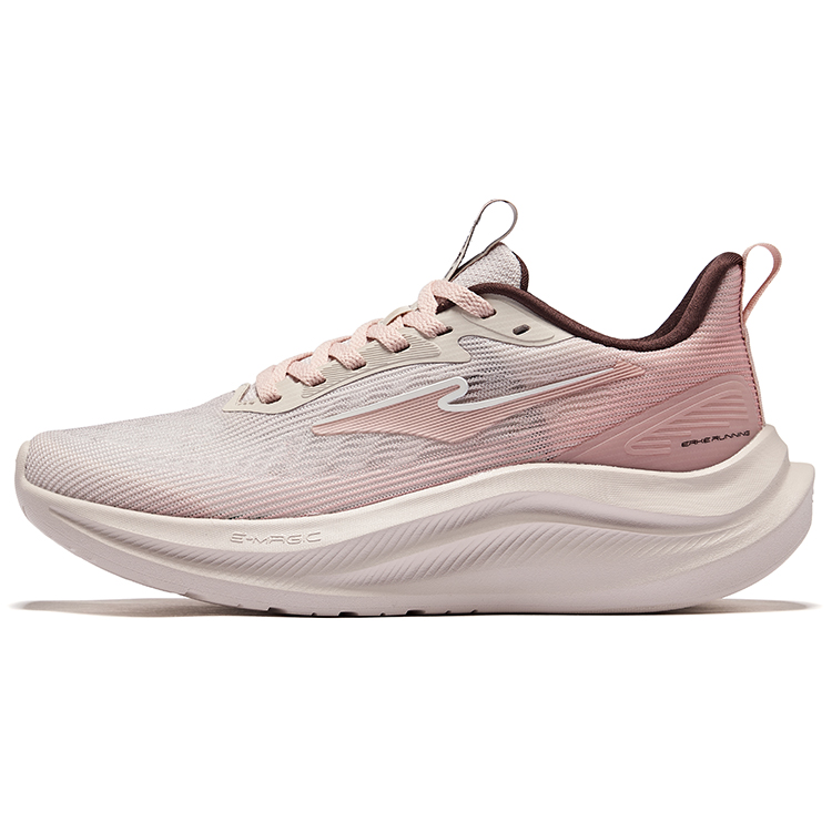 Hongxing Erke Chai Feng 3.0 Comfortable, stylish, shock-absorbing and lightweight low-top casual running shoes for women, painted with gray clay powder
