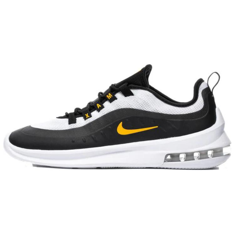 Nike Air Max Axis Running Shoes Men's Low Top White/Black/Yellow
