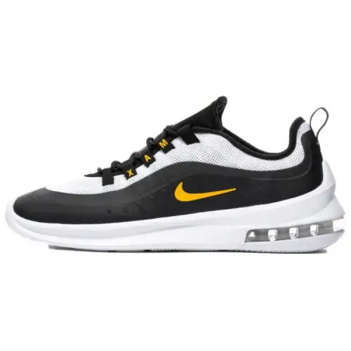 Nike Air Max Axis Running Shoes Men's Low Top White/Black/Yellow