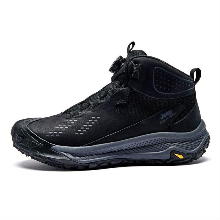 Jeep Fashion Mid top Outdoor Shoes Men’s Black