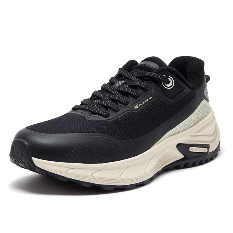 361° Rain Screen Cushioning Slip Resistant Abrasion Resistant Low top Casual Running Shoes Women’s Black