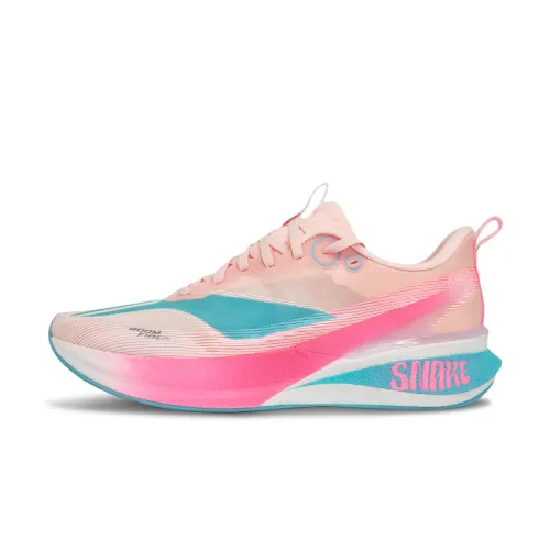 Li Ning Red Hare 8PRO Cushioning Slip Resistant Abrasion Resistant Low top Casual Running Shoes Unisex Pink Blue
