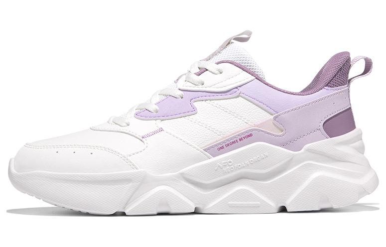 361° Breathable Waterproof Cushioning Low top Running Shoes Women’s Purple White
