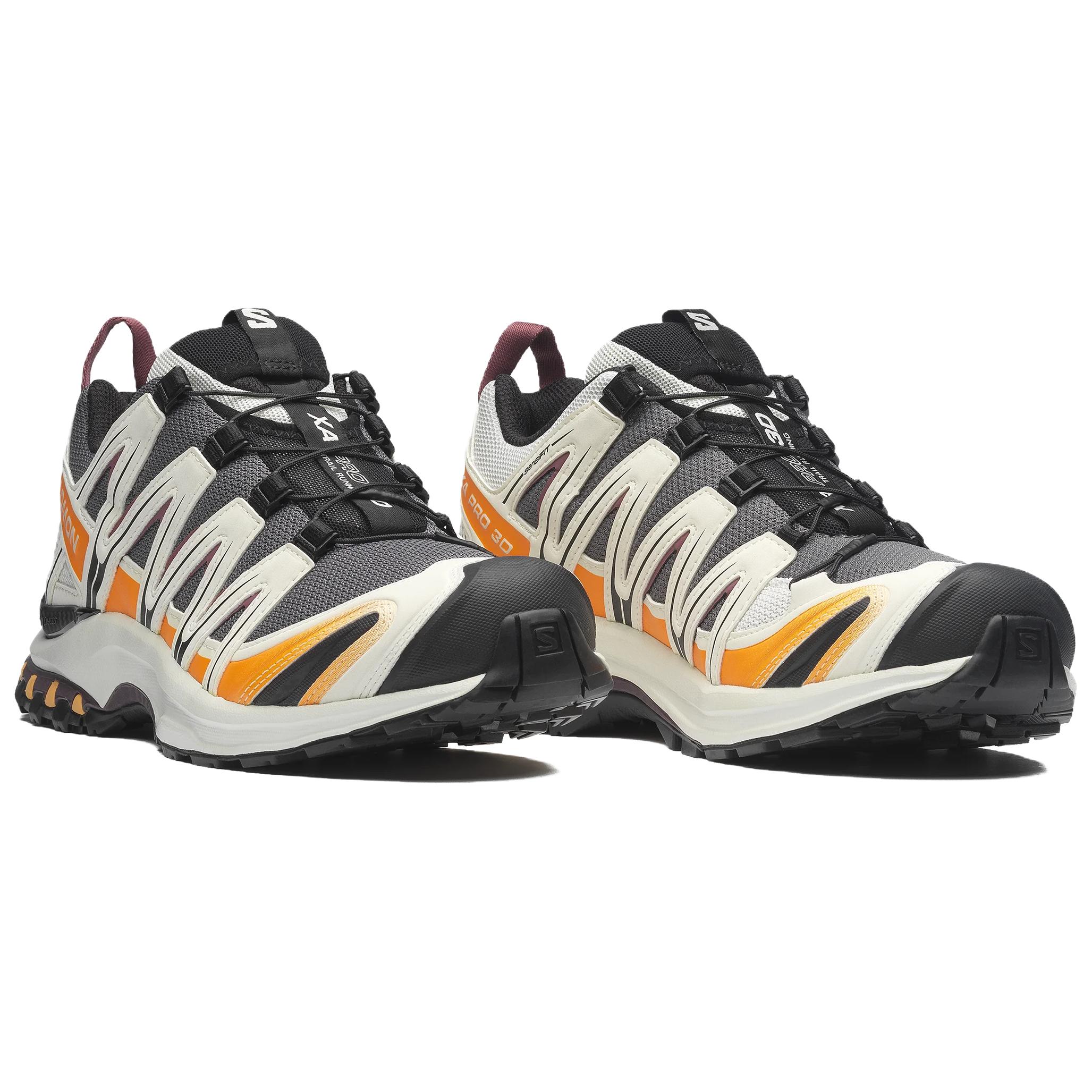 SALOMON XA PRO 3D 100% Contagip® Rubber Casual Trail Running Shoes Unisex Black Beige
