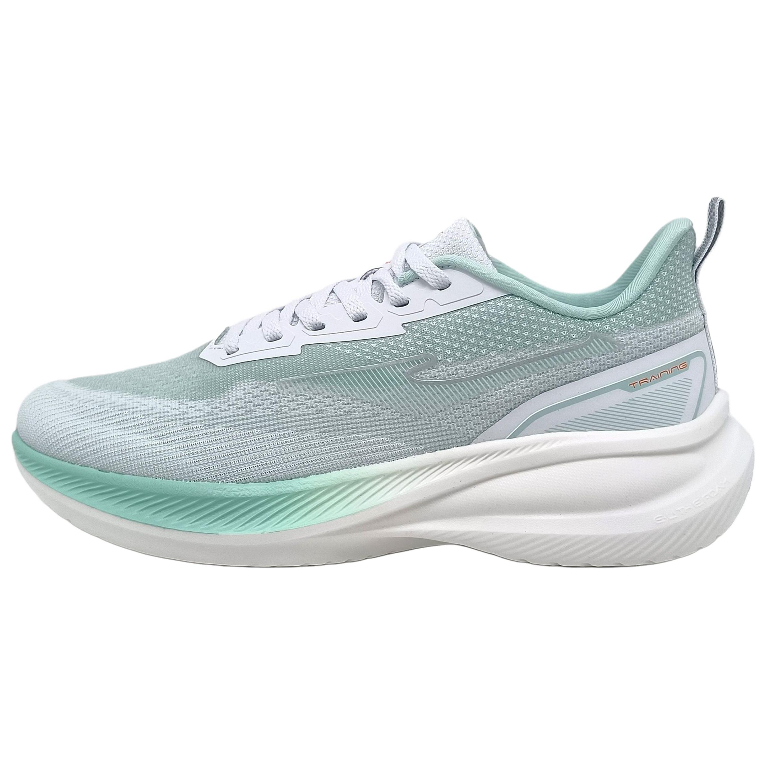 Erke Lightning 4 Cushioning, Wear Resistant Low top Casual Running Shoes Men’s White Green