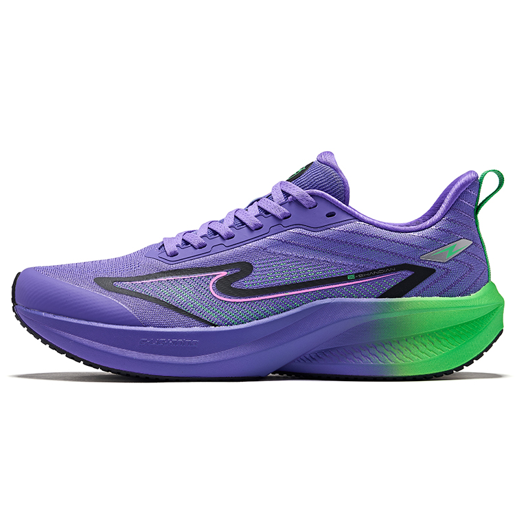 Erke Lightning 4 Running Shoes Men’s Low Top Fluorescent Purple