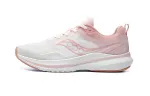 Saucony Humming Hummingbird 3 Cushioning Slip Resistant Low top Running Shoes Women's White Pink