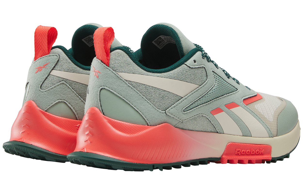 Reebok Abrasion Resistant Breathable Low top Casual City Commuting Running Shoes Women’s Red Green