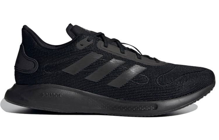 Мужские кроссовки adidas Galaxar (черные) — Чёрный — фото 2