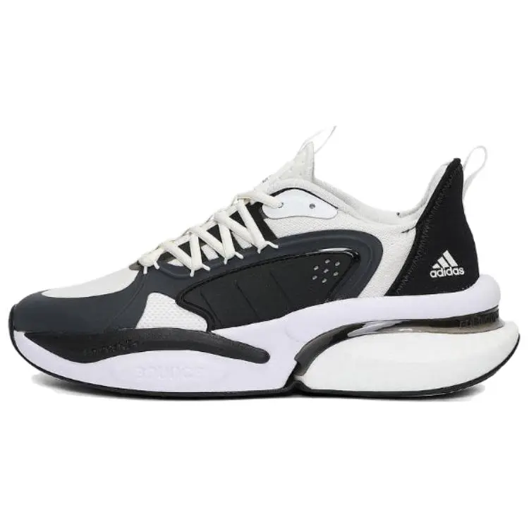 Adidas ALPHABOOST V1 Fabric Low top Running Shoes Unisex Ecru