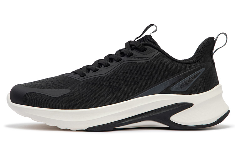 361° Sharp Tooth Collection Slip Resistant, Abrasion Resistant, Breathable Low top Running Shoes Women’s Black White