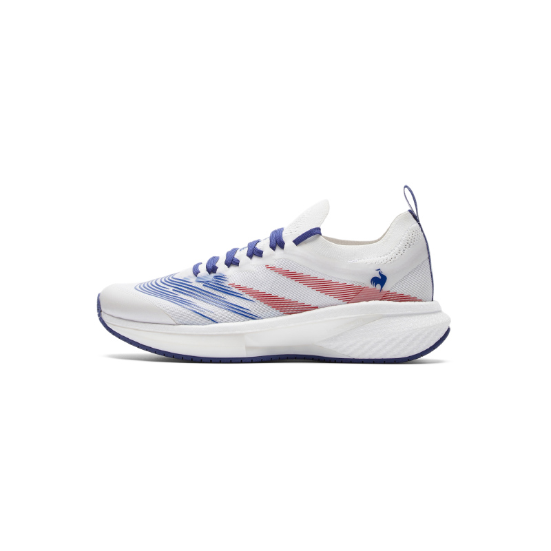 Le Coq Sportif Cushioning Breathable Low top Running Shoes Unisex White Blue Red