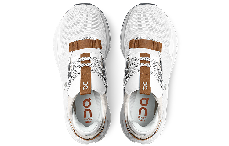 On Running Cloudnova White Pearl Brown Women’s
