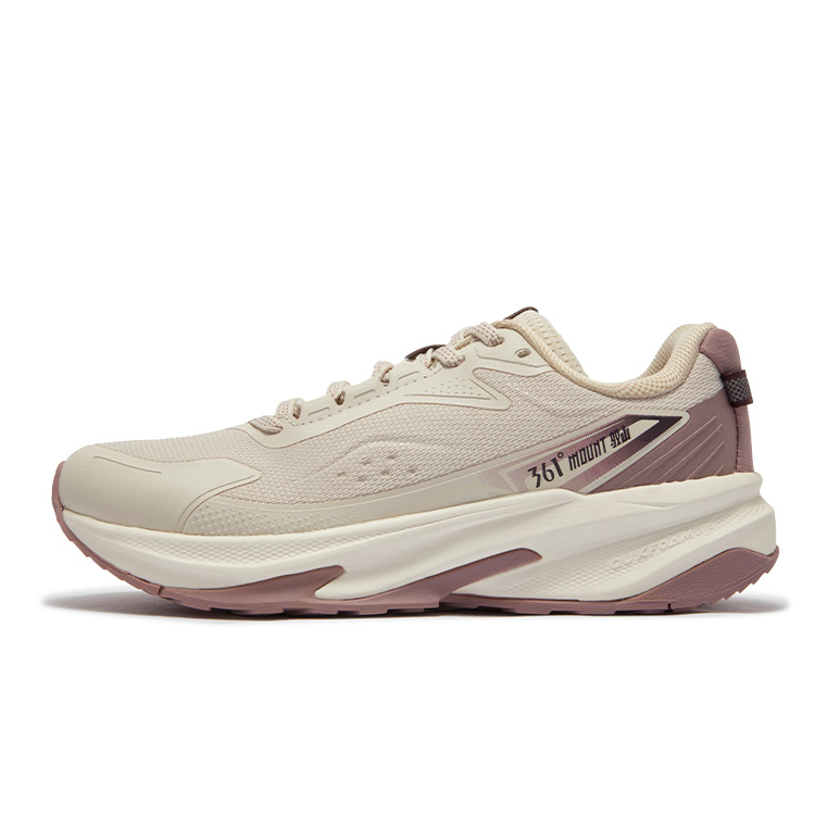 361° Slip Resistant, Abrasion Resistant, Waterproof Low top Running Shoes Women’s Oat Milk