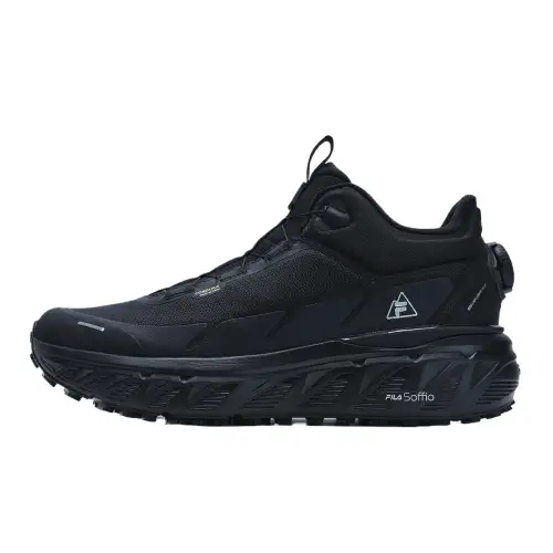 FILA BOA EXPLORER Wear resistant And Lightweight Low top Outdoor Shoes Men's Black