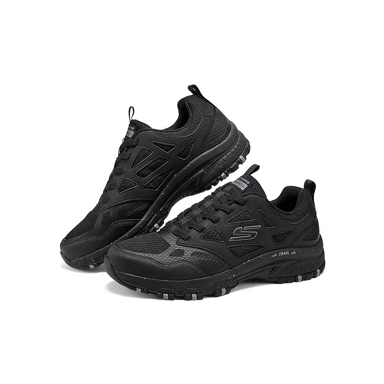 Skechers OUTDOOR MENS Breathable Low top Outdoor Shoes Men’s Black
