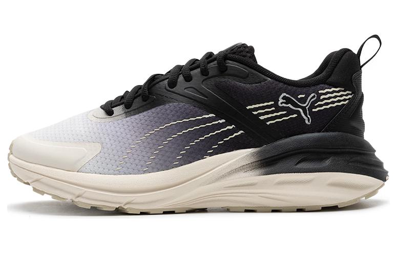 PUMA Hypnotic Fabric Cushioning, Wear Resistant Low top Casual Running Shoes Unisex White Gray Black