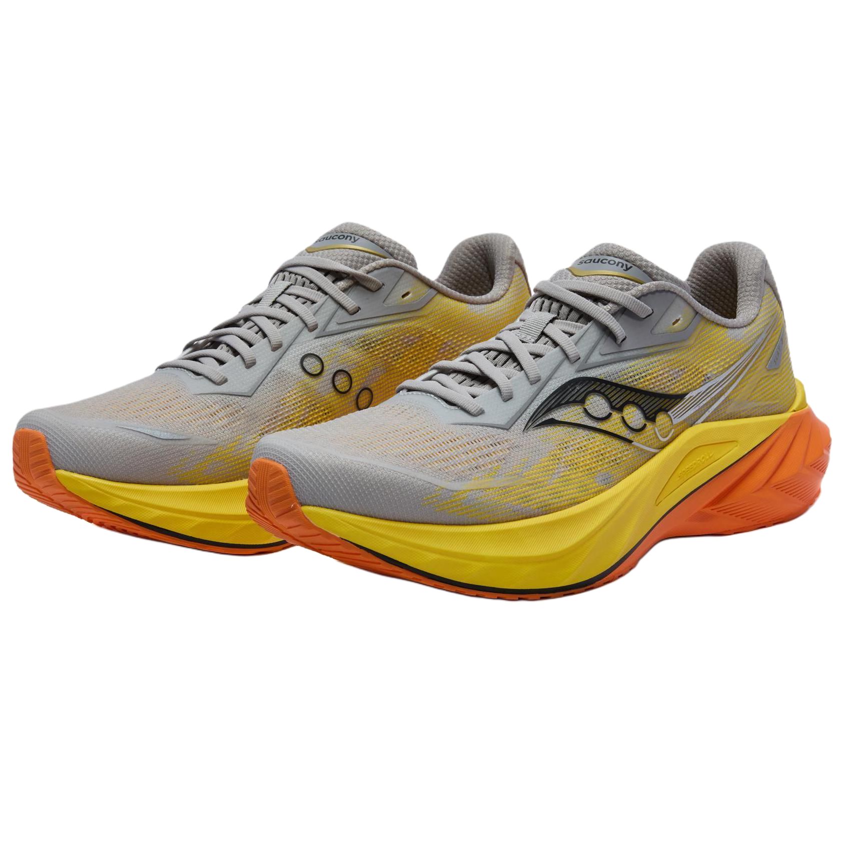 Saucony SLAY Full Speed 3 Abrasion Resistant Abrasion Resistant Low top Running Shoes Unisex Yellow Gray