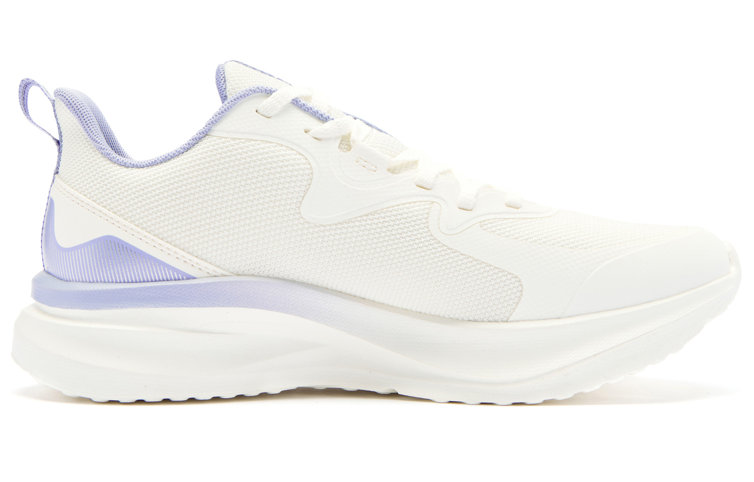 QIAODAN Yue Run Low top Q LITESPEED Technology Running Shoes Women’s Ivory Light Moon Purple