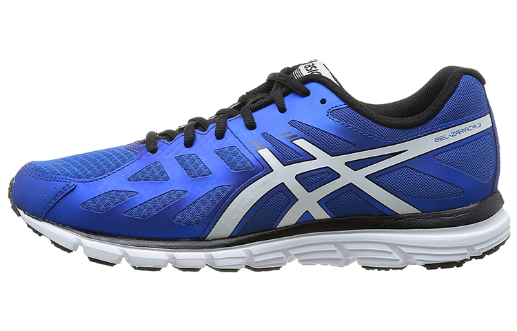Asics Gel Zaraca 3 Abrasion Resistant Low top Running Shoes Men's Blue White