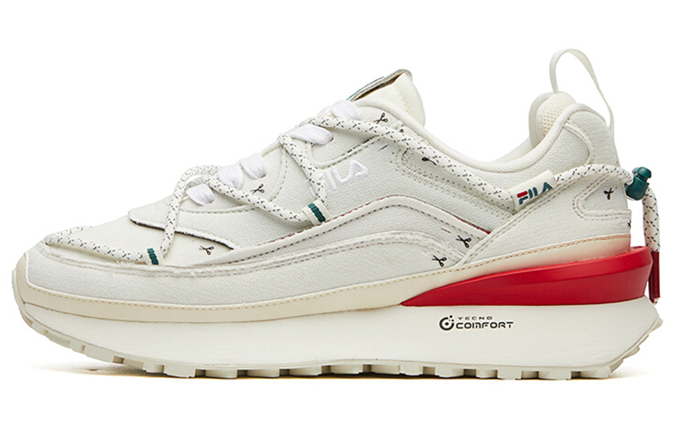 Женские кроссовки Fila FUSION Jogger DX XMas (серо-красно-зеленый) — фото 1